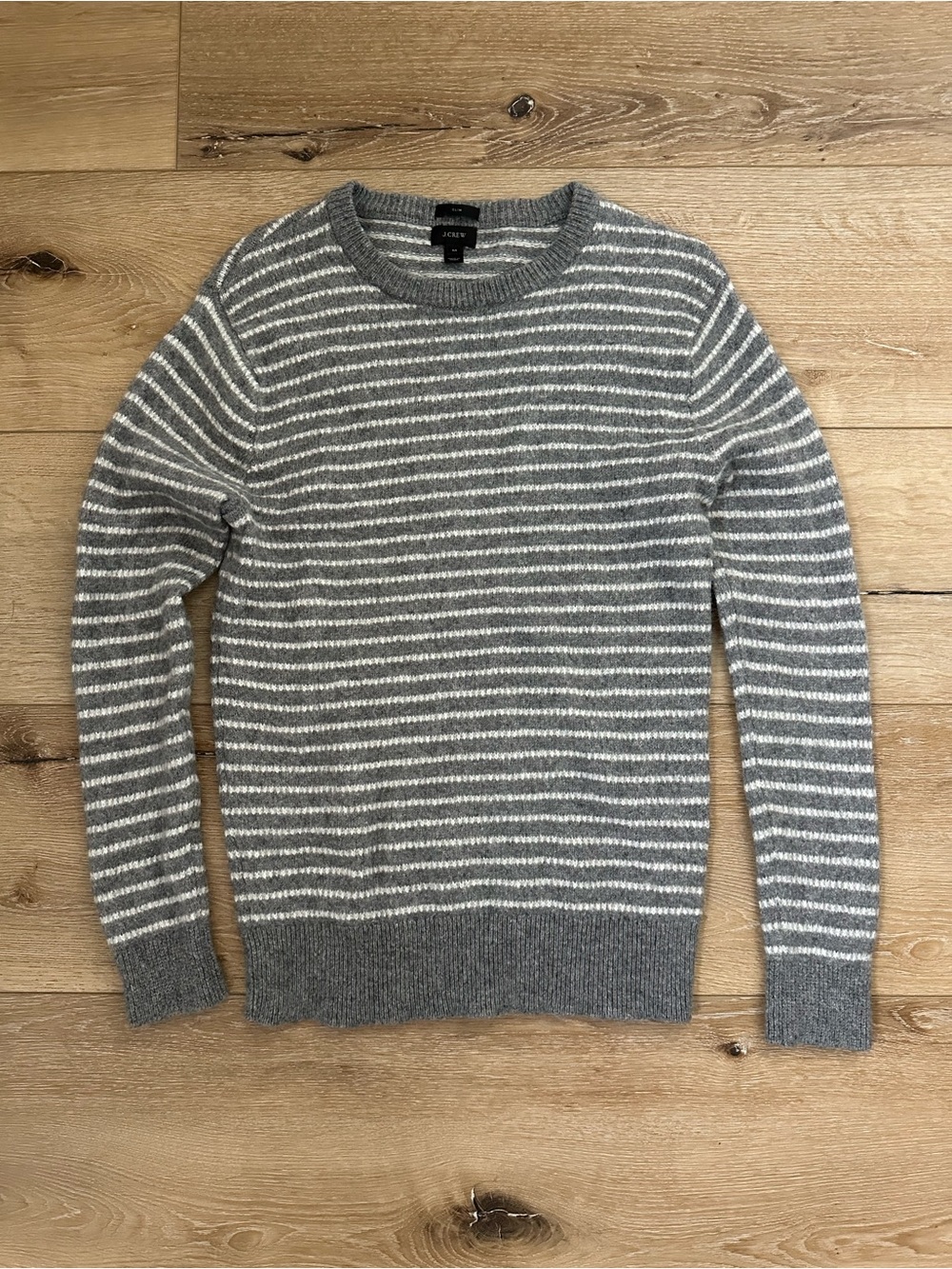 J.Crew Merino Alpaca Wool Striped Sweater M